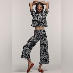 NWT! The Ettie High-Rise Crop Wide-Leg Pants by Maeve: Knit Edition - Multiple💎